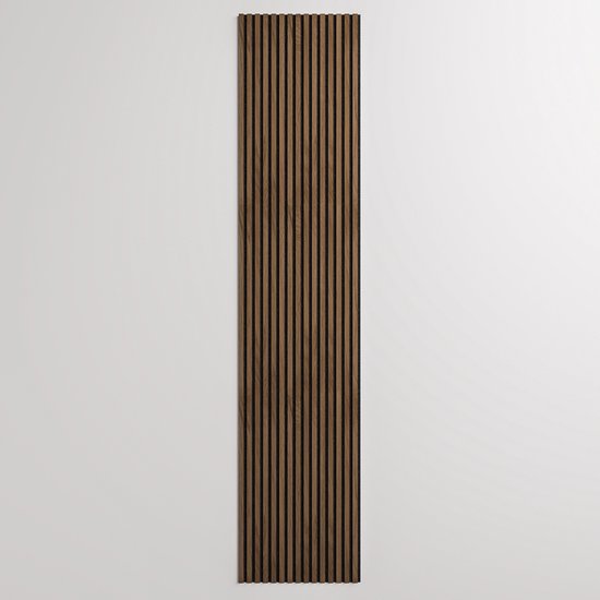 Barnwoodweb Akoestisch Paneel Smoked Oak – 260 × 56 × 1,8 cm - Design Geluidsabsorberend Wandpaneel