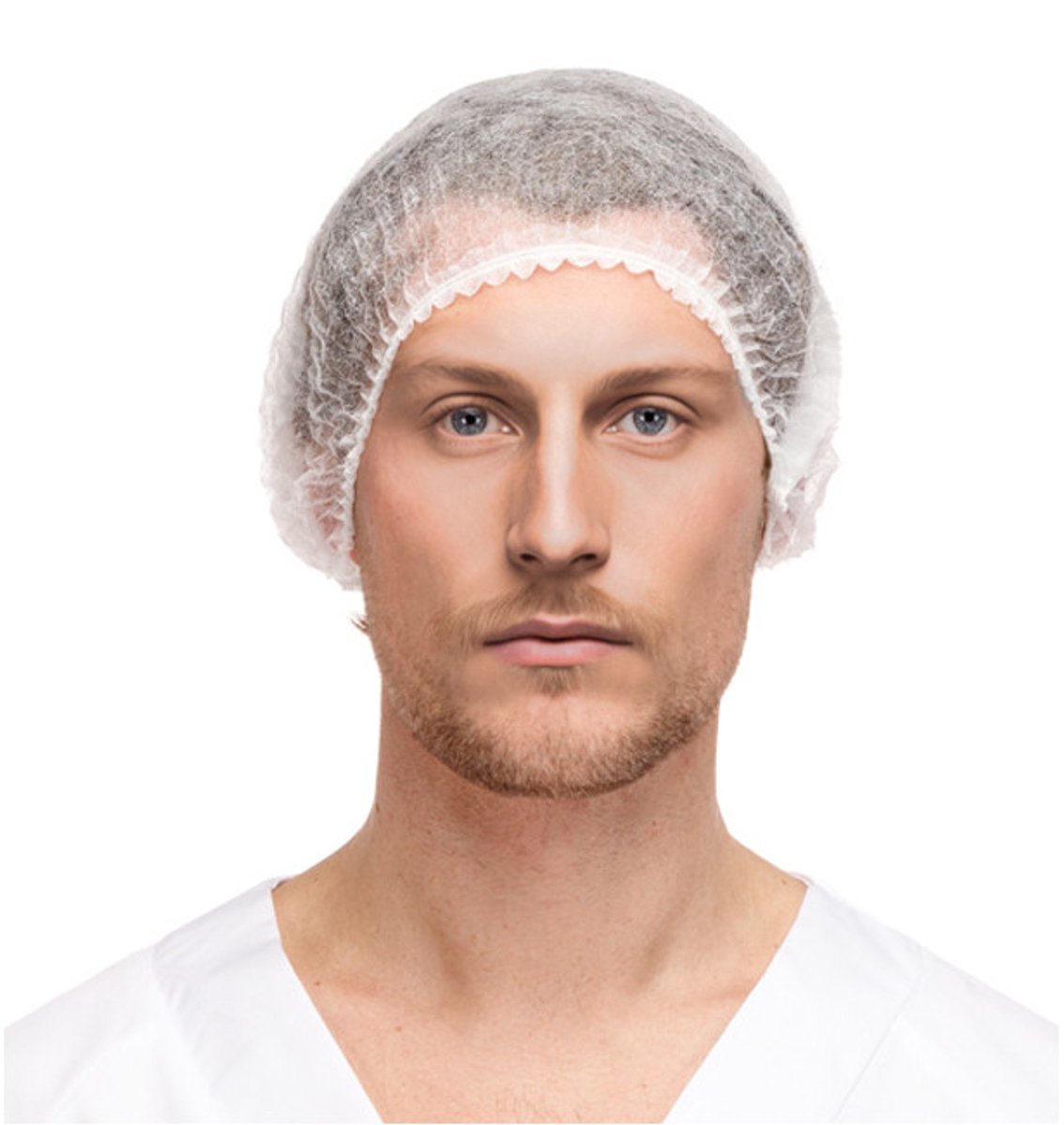 Haarnetjes voor keuken en geneeskunde - hygiënisch - 100 stuks - wit