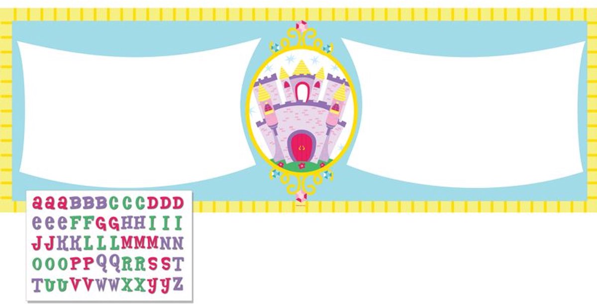XL Feestbanner Sprookjesprinses