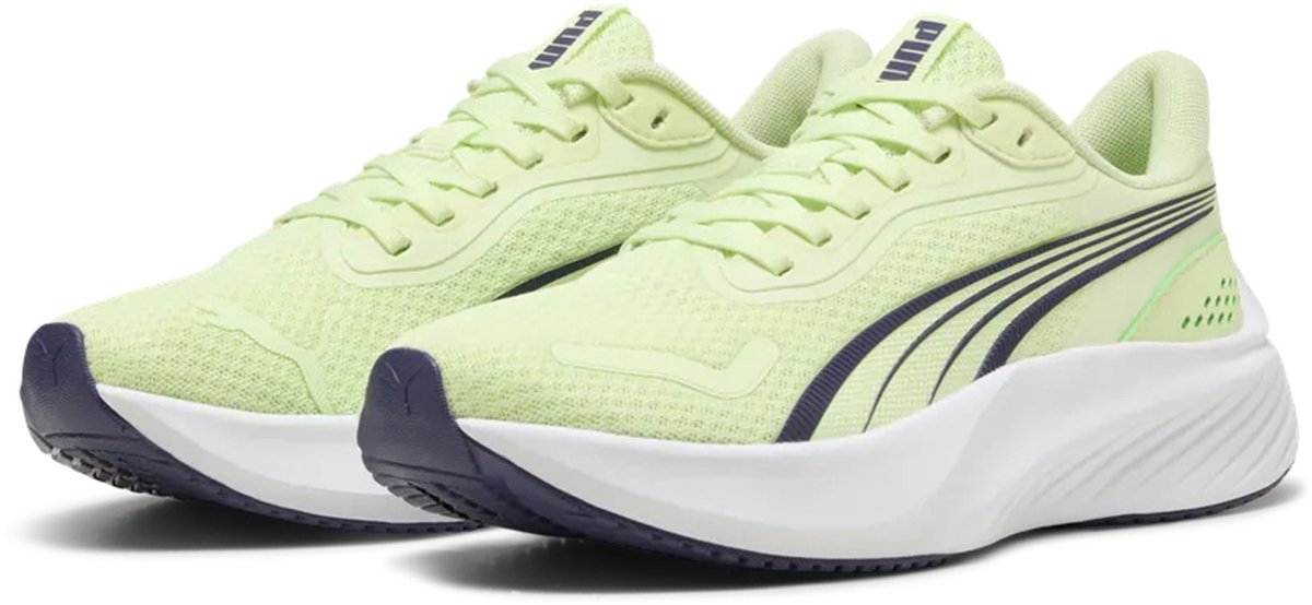PUMA Pounce Lite Jr kindersportschoenen 401512 12 Apple spritz-deep plum Geel