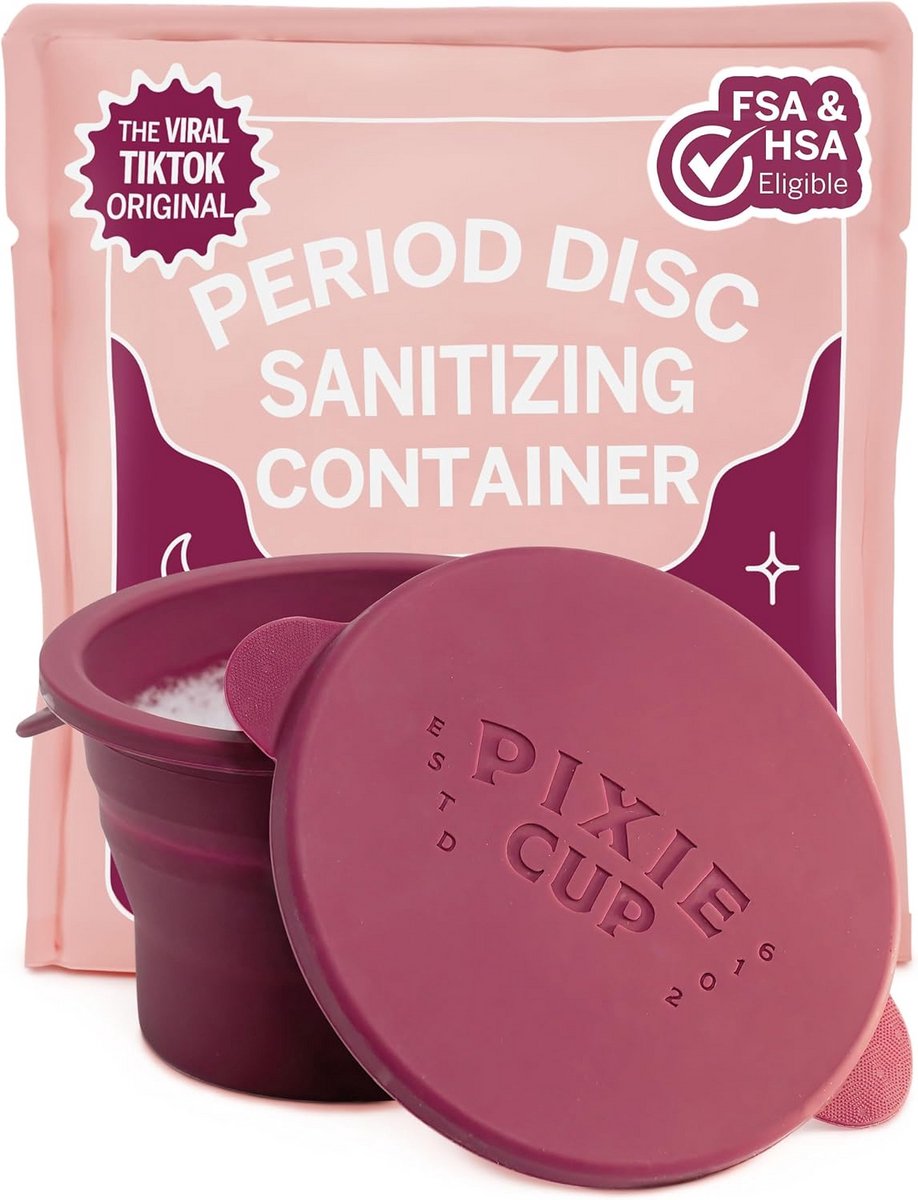 Opvouwbare Sterilisatiehouder voor Menstruatiecup - Reisformaat Reinigingscontainer