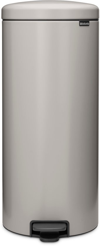 Brabantia NewIcon Prullenbak - 30 liter - Soft Grey
