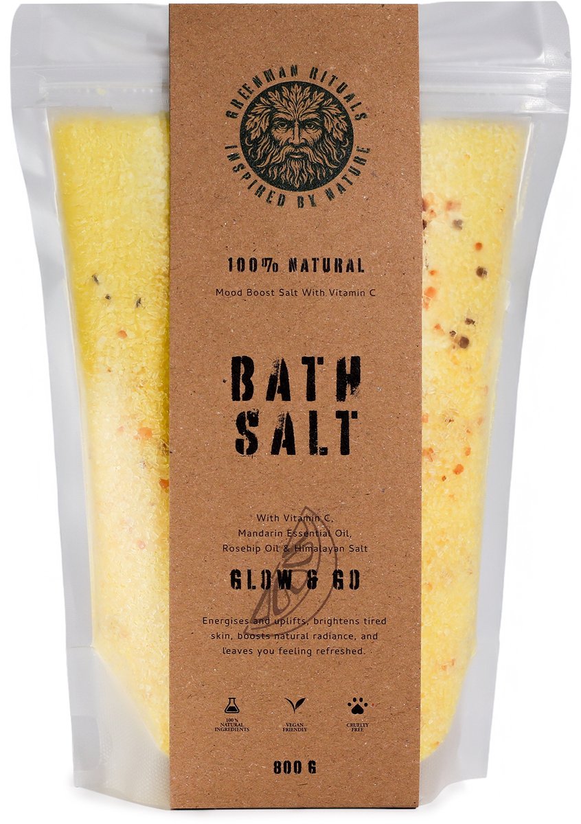 Badzout - Vit C & mandarijn - wellness - glow en go - cadeau tip