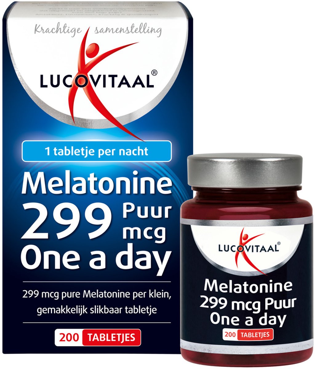 Lucovitaal - Melatonine Puur 299 mircogram - 200 tabletten - Voedingssupplement — afbeelding 5