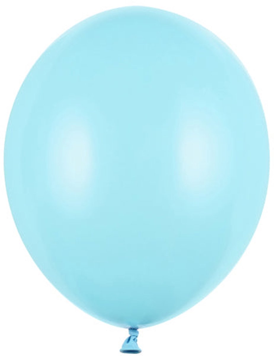 10 party star ballonnen baby blauw 27cm