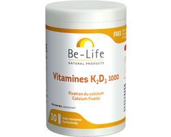 Be-Life Vitamine K2-D3 1000 30 Capsules