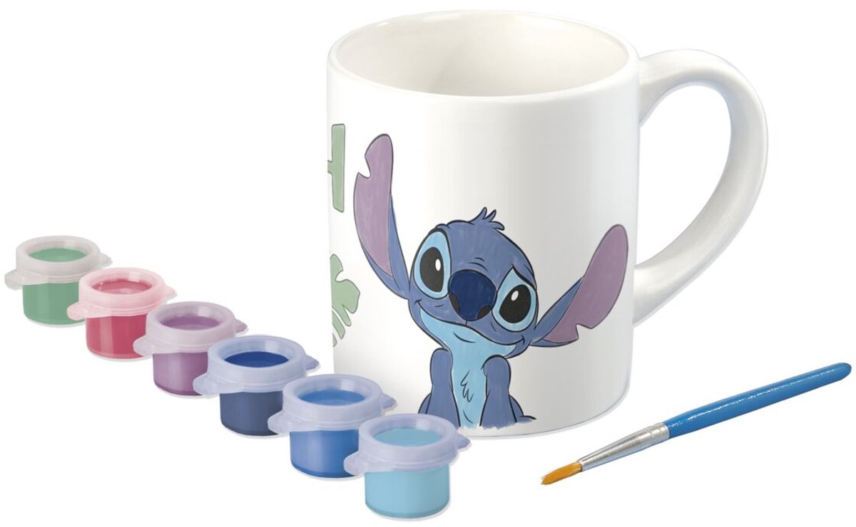 Disney Stitch knutsel koffertje armbandjes maken en mok beschilderen - Totum cadeautip knutselen vanaf 4 jaar - creatief speelgoed jongens en meisjes vanaf 4 jaar — afbeelding 11