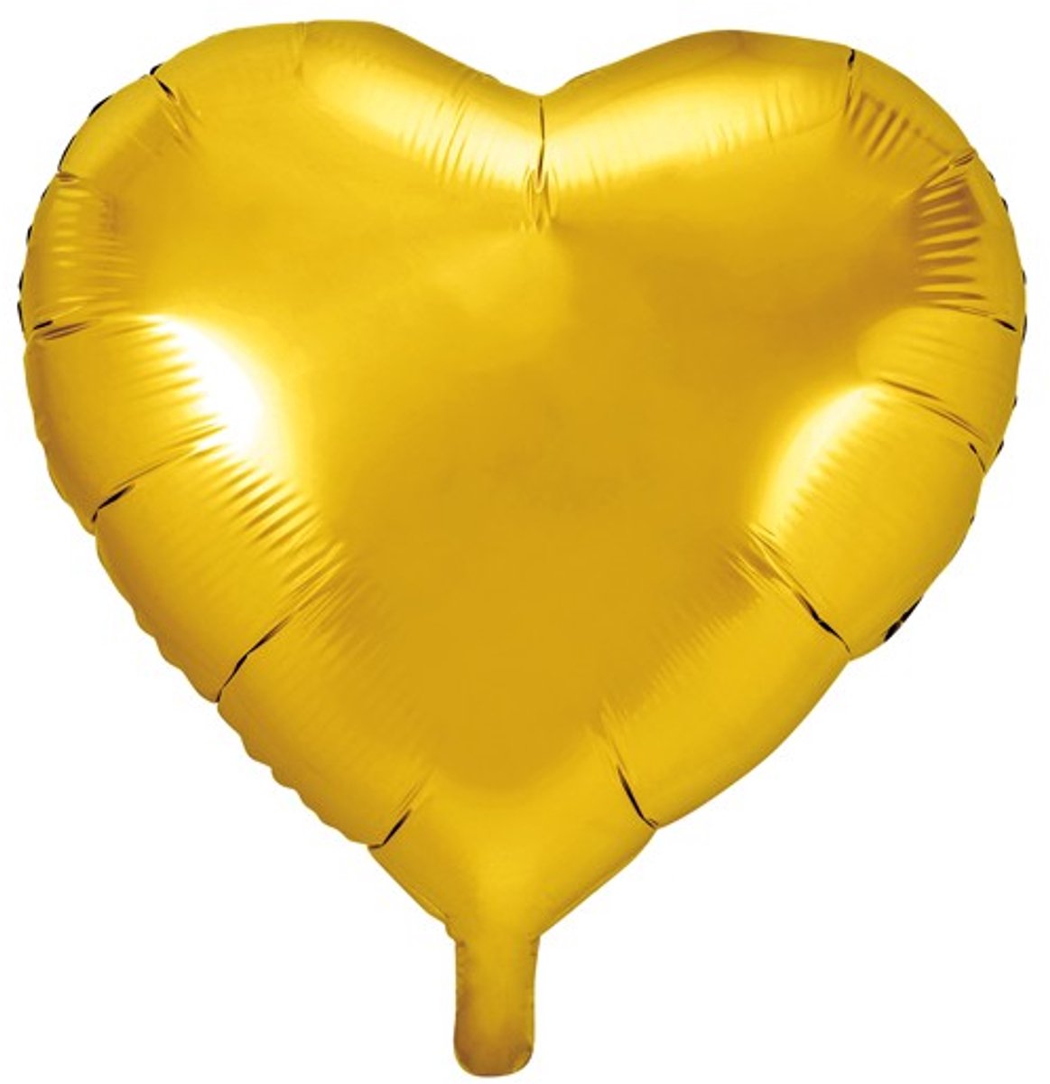Folieballon hart Goud
