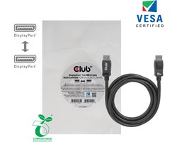 Club 3D DisplayPort™ 1.4 HBR3 Kabel M/M 2m/6,56ft 28AWG