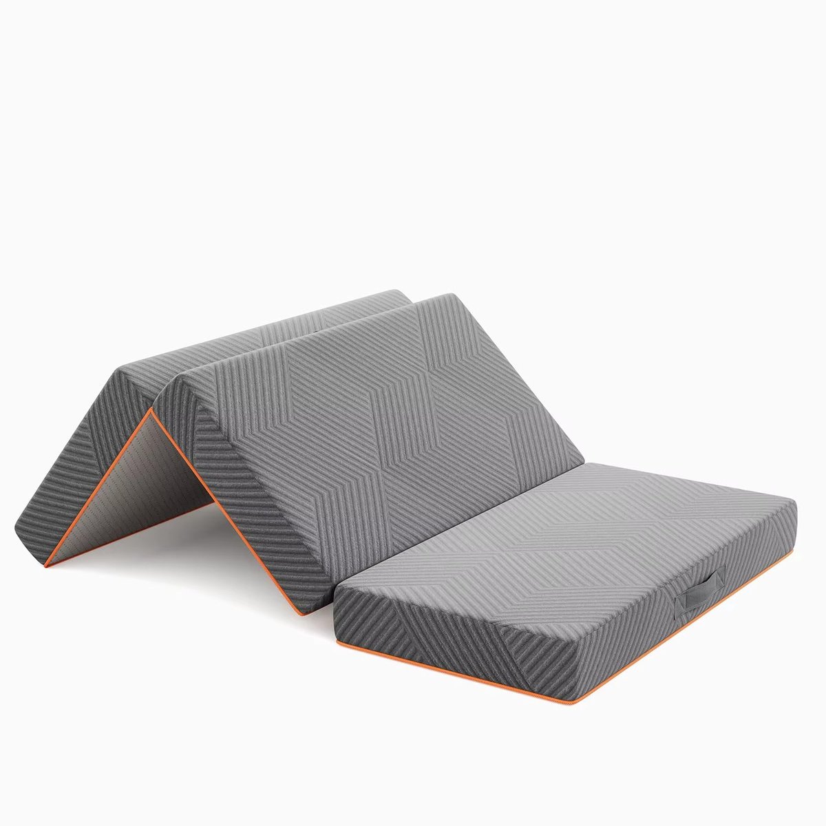 NordHaus Opvouwbaar Matras - Logeerbed Memory Foam - Inklapbaar Vloermatras - Drukverlichtend Comfort - 90x200 Wasbare Hoes