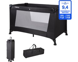 Cabino Campingbedje / Reisbedje – 120 x 60 cm - Zwart