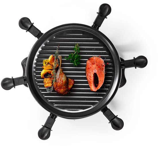 Melissa 16300032 - Raclette en Gourmetset - 6 Personen - 800 W - Ø 29 cm - Antiaanbaklaag — afbeelding 3