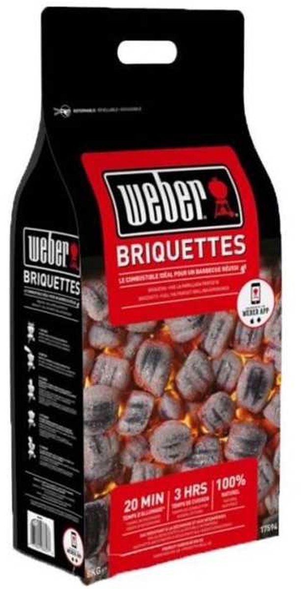 Weber Briketten voor barbecue / grill 8 kg – foto 6