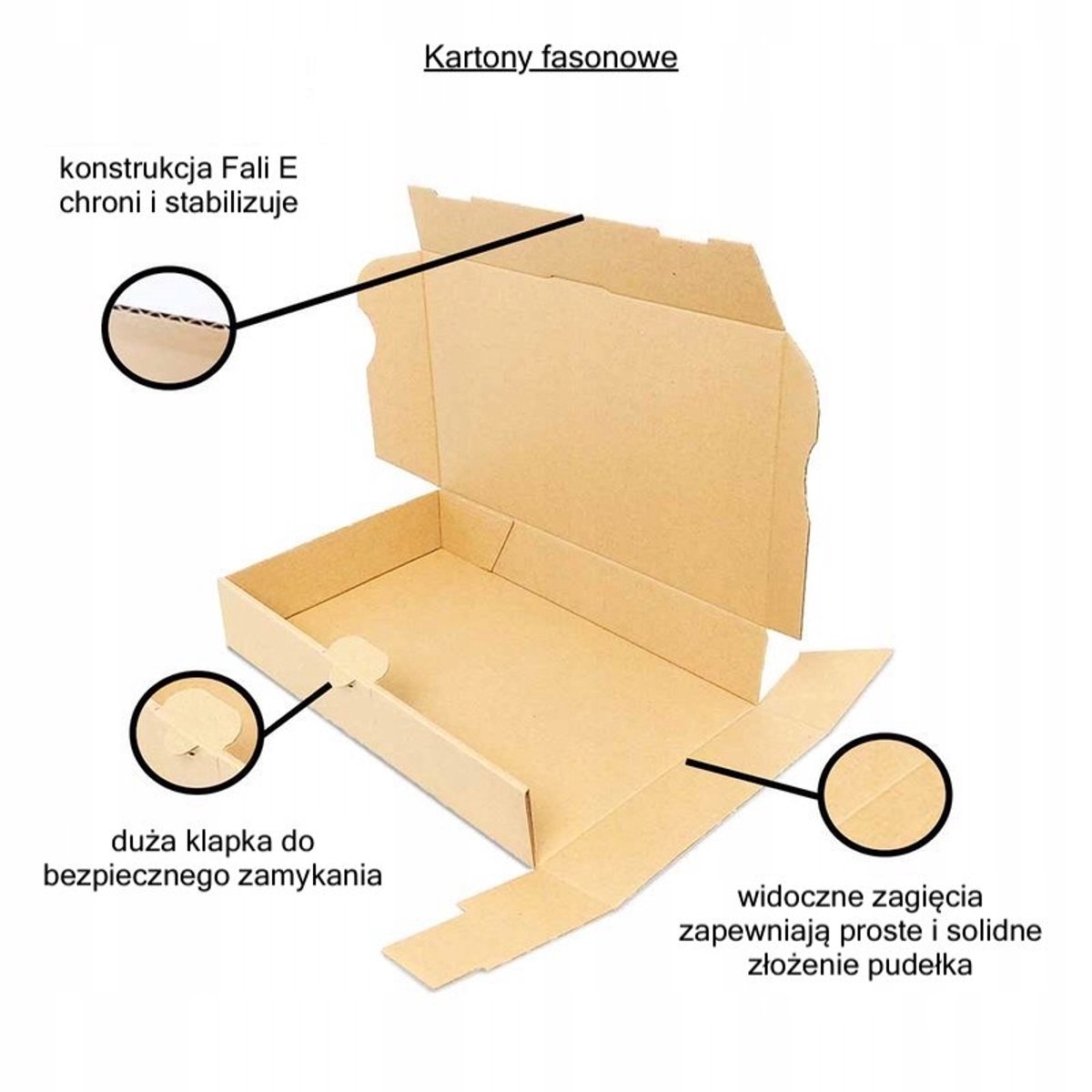 Heykapak - Karton Fasonowy - 240x160x45 mm - Bruin - FEFCO 0426