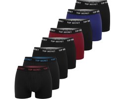 Top Secret Serie - Heren Boxershorts - Katoen - 8 Stuks - XXL