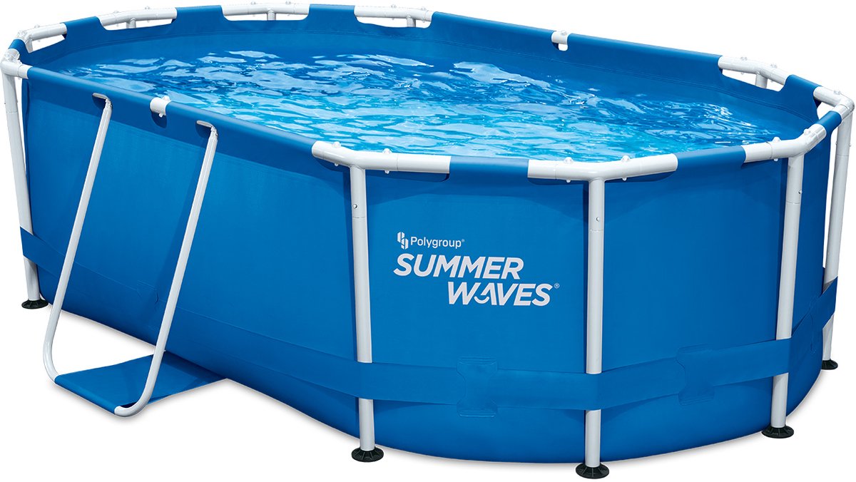 SUMMER WAVES ZWEMBAD ACTIVE OVAL FRAME 300 X 200 X 84 CM + FILTERPOMP