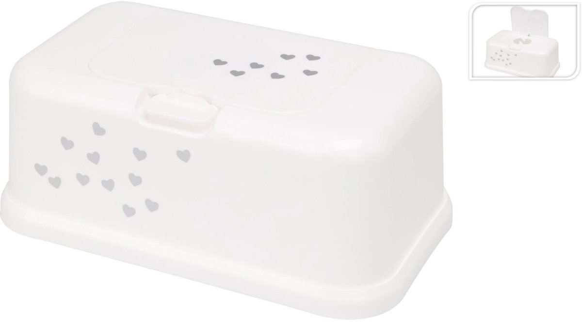 Tissuehouder - 22x13x9 cm - Geen geslacht - Transparant
