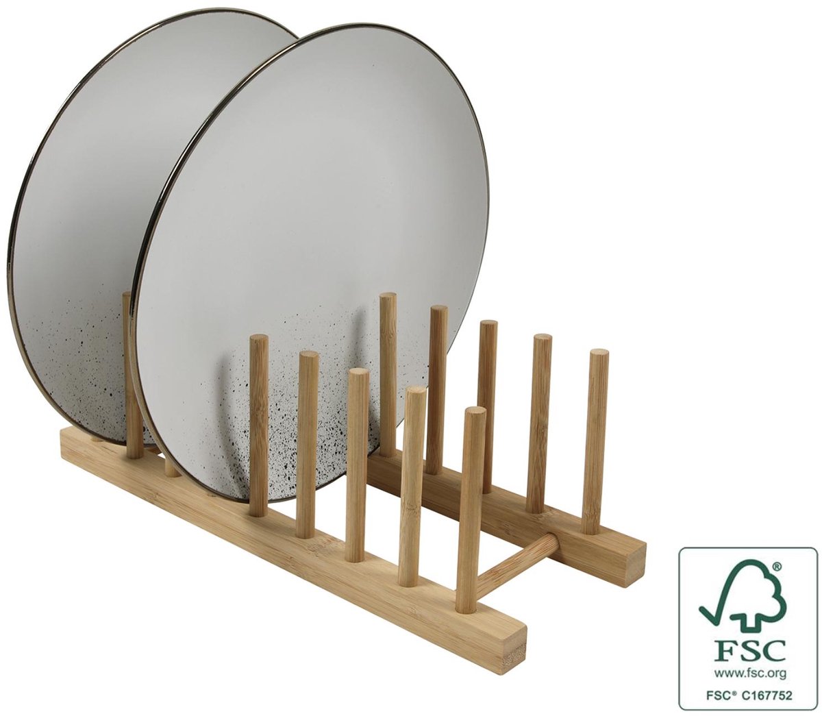 Bordenrek - 32,5x12x11,5 cm - FSC - Bamboe