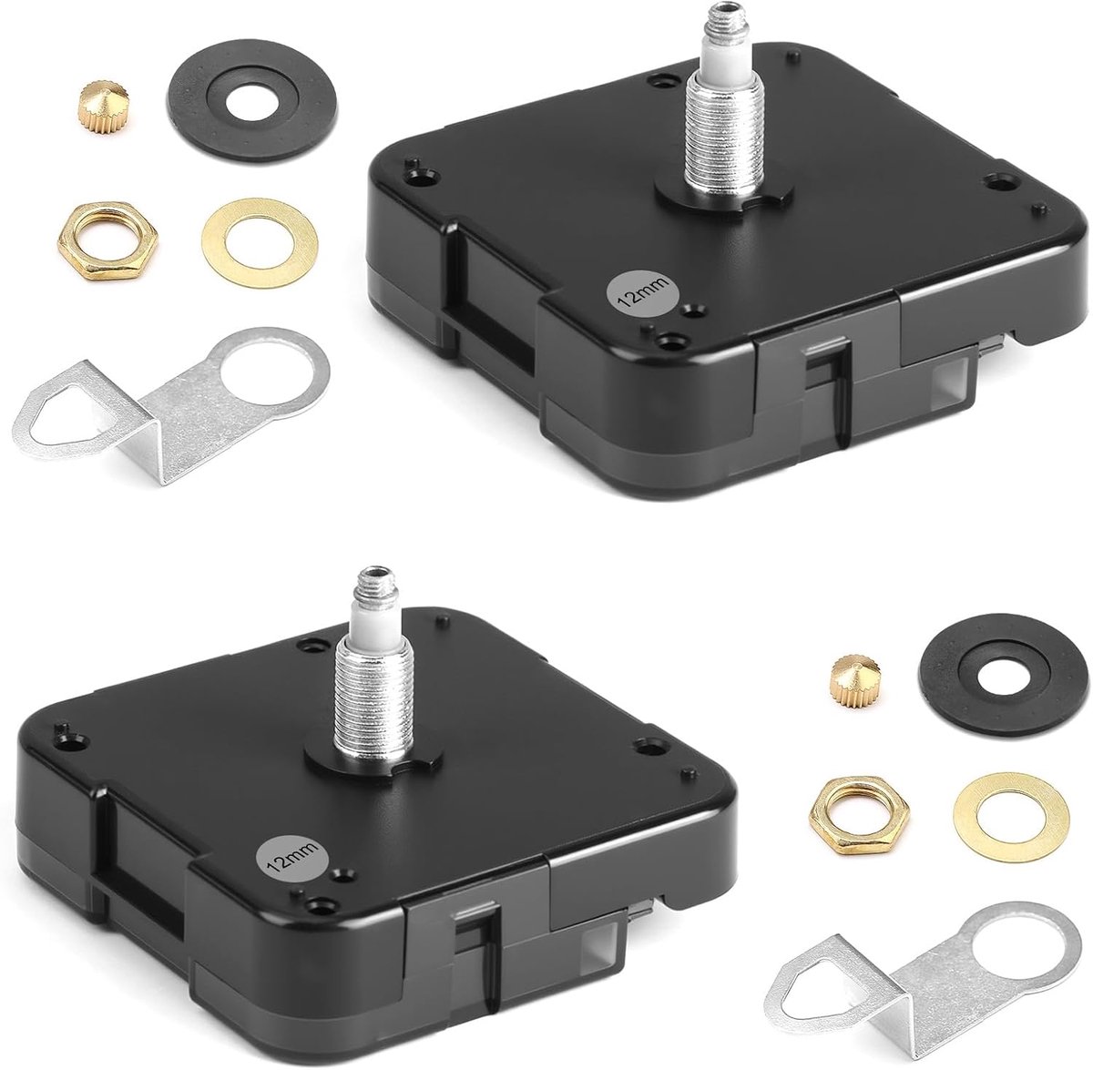 Klok Bewegingsvervangingsset - Uurwerk Set - Wandklok Reparatie - Hoog Koppel Motor - As 18mm Draad 12mm