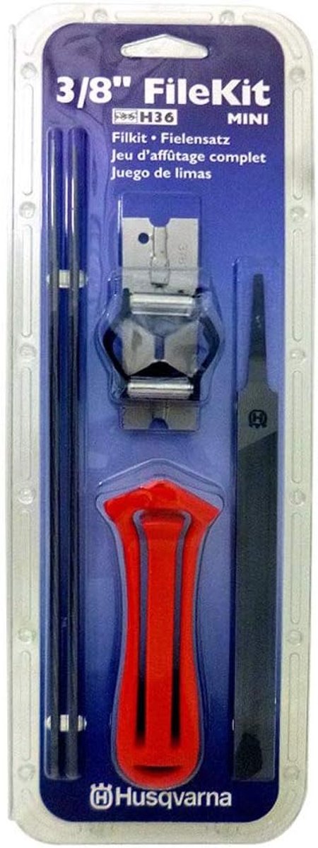 Vijlenset Hobby - Slijp Set - Ketting Onderhoud - 3/8 Inch Maat - 25 x 102 x 33 cm