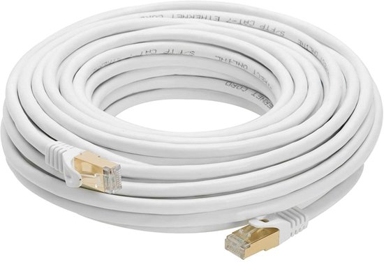 Câble Internet Prixon 100% cuivre - CAT 7 - 10G - 20 mètres