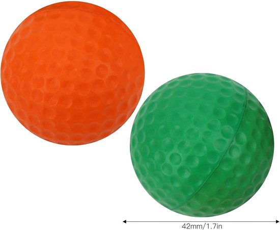 Golf Spons bal - Oefenballen PU - Indoor Golf Oefenen - Zacht en Veilig - 42 mm Diameter - Multi-color van GOLF — afbeelding 5