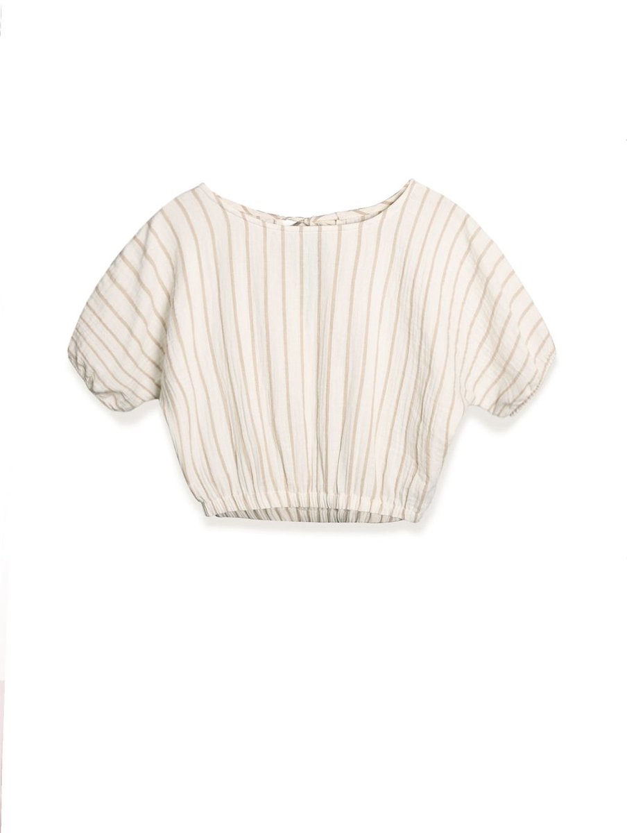 Alwero top Cleo beige/white stripes XS/S