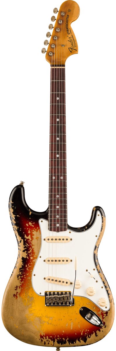 Fender 2025 Stratocaster Pro SHREL RW 3-Color Sunburst - Custom elektrische gitaar