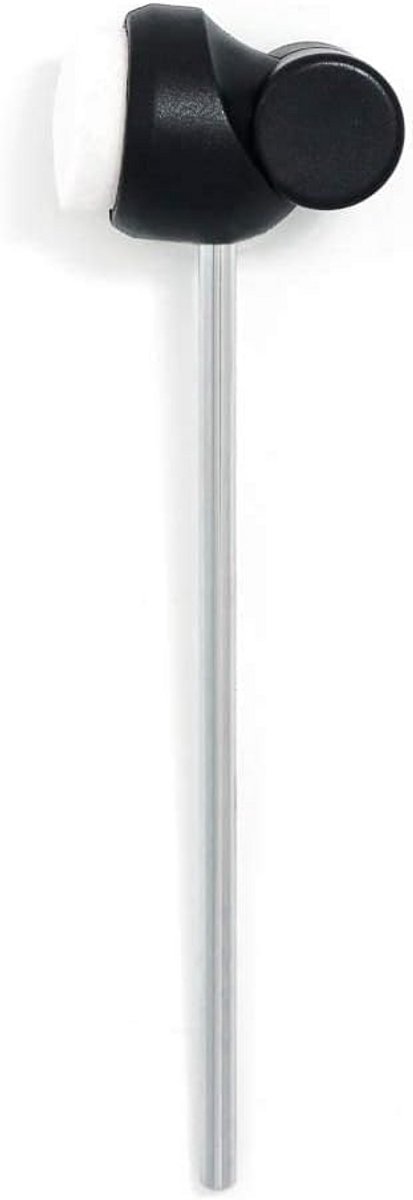 Basdrum Beater - Drumstok - Percussie - Lichtgewicht Ontwerp - 68 g - Wit Zwart