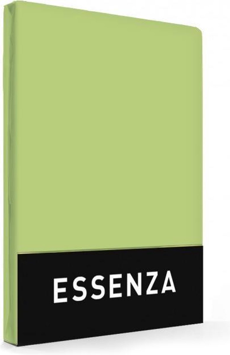 ESSENZA Premium Percale Hoeslaken Apple Green - 200x200 cm