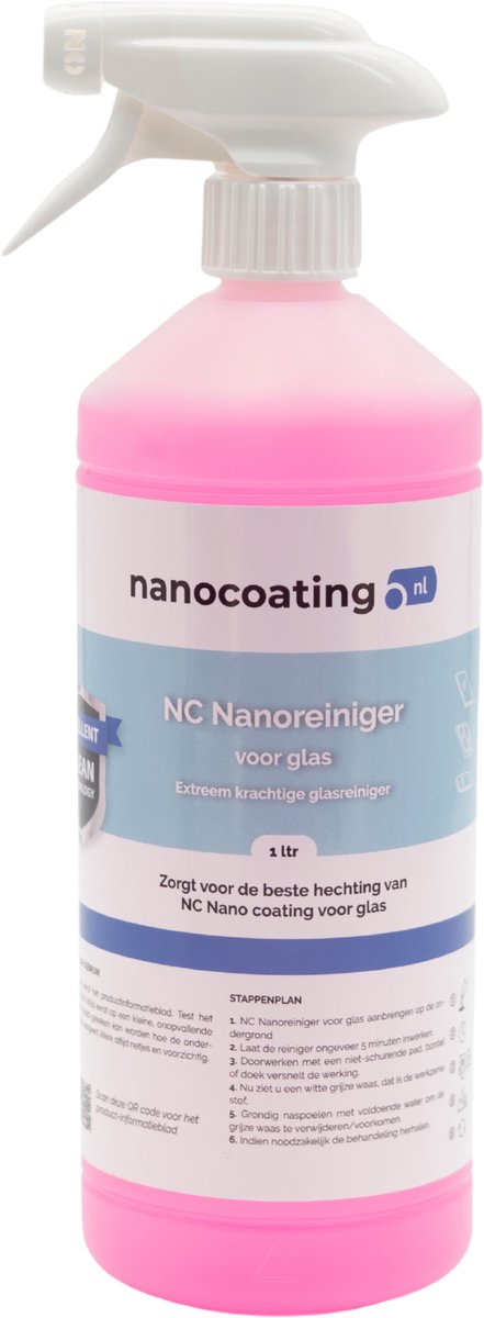 NC Nano Glasreiniger - Nanoreiniger - Ruitenreiniger - Anti Kalk Reiniger - Autoruitenreiniger - tot 10m2