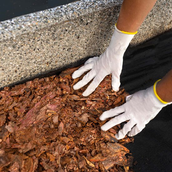 Agrotextile, Toison de jardin / Toison de mauvaises herbes Vert 50g avec protection UV Qualité UE / 20m de long, 1,1m de large