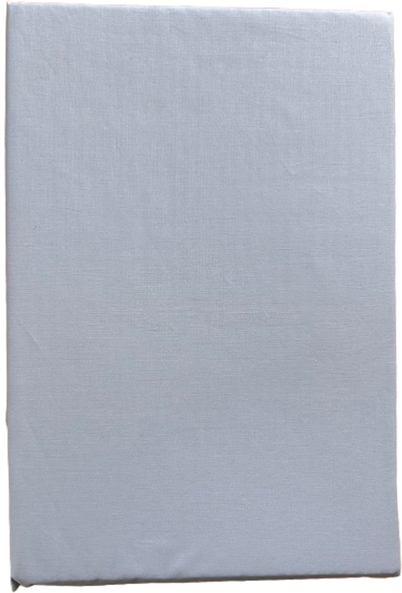 Katoenen Hoeslaken 100% Katoen - 140x200 cm - Tweepersoons - Licht Blauw - Zacht & Ademend - Restant Actie!