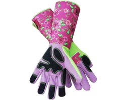 Tuinhandschoenen Dames Lange Mouw - 37 cm Lengte - Doornbestendig Slijtvast - Extra Bescherming Vingers en Handpalmen - Antislip Ontwerp - Voor Rozen en Braamstruiken - Ademend en Comfortabel