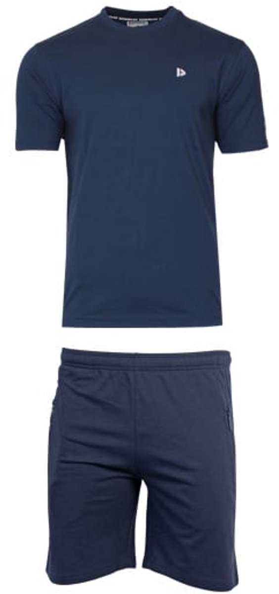 Donnay - Zomerset (Prince) - T-shirt/Joggingshort - Heren - Navy (010)- maat M