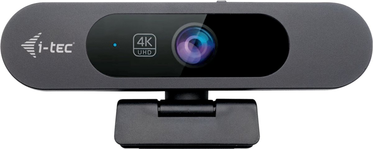 i-tec - Solomon Pro 900 - Webcam - 4K - Ai Auto Framing - 5 x Digitale zoom - 2 microfoons - Laptop & PC - Streaming - Plug & Play
