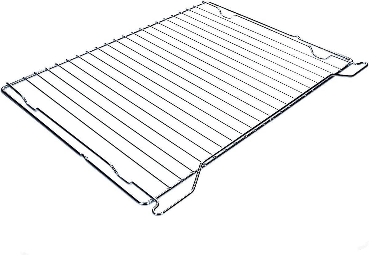 Ovenrooster - Grillrooster Bakplaat - Oven Gebruik - Verchroomd Metaal - 46x36cm - Zilver