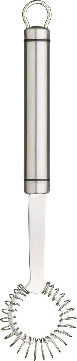Mini Garde - Kleine Klopper - Snel Mengen - Opgerolde Draadkop - 23 cm Lengte - Zilverkleurig
