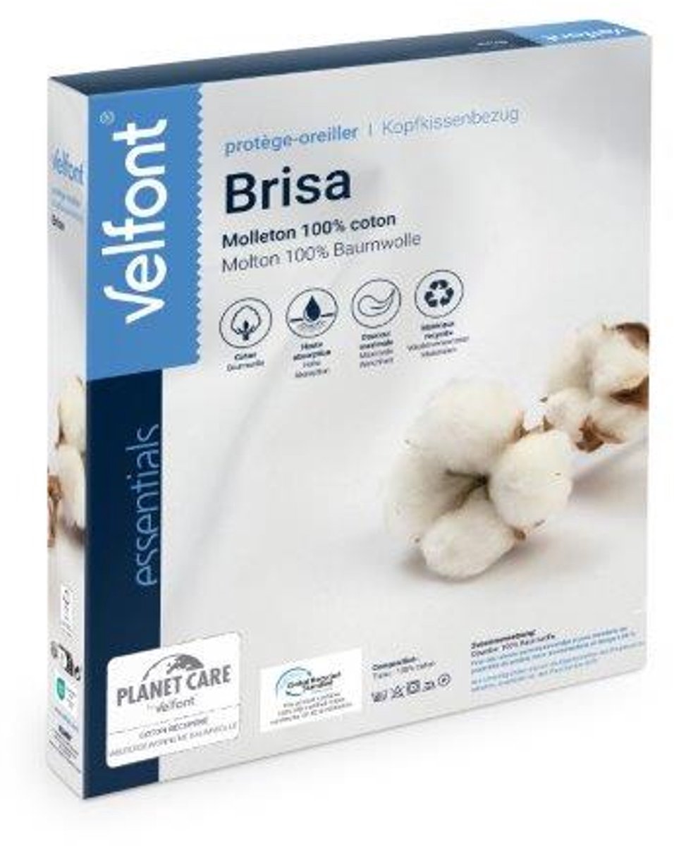 Velfont - Brisa - Kussenbeschermer - Molton - 50 x 70