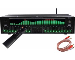 Grafische Equalizer - Audio EQ - Geluidsaanpassing - 31-Bands Frequentie - 43cm x 19cm x 11cm - Zwart