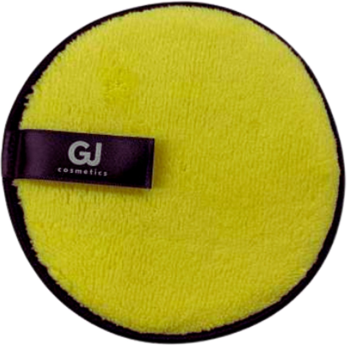 GJ Cosmetics - Set van 6 stuks - Herbruikbare make-up reinigingspad - Geel