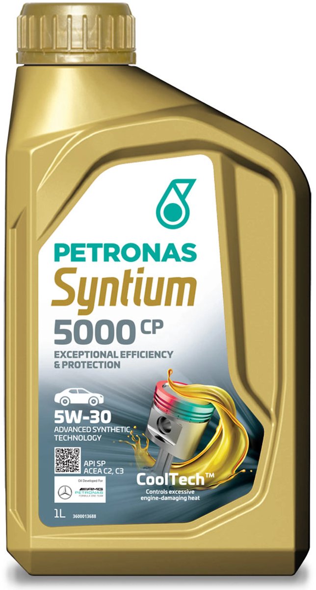 Petronas Syntium 5000 CP 5w30 olie 1 liter
