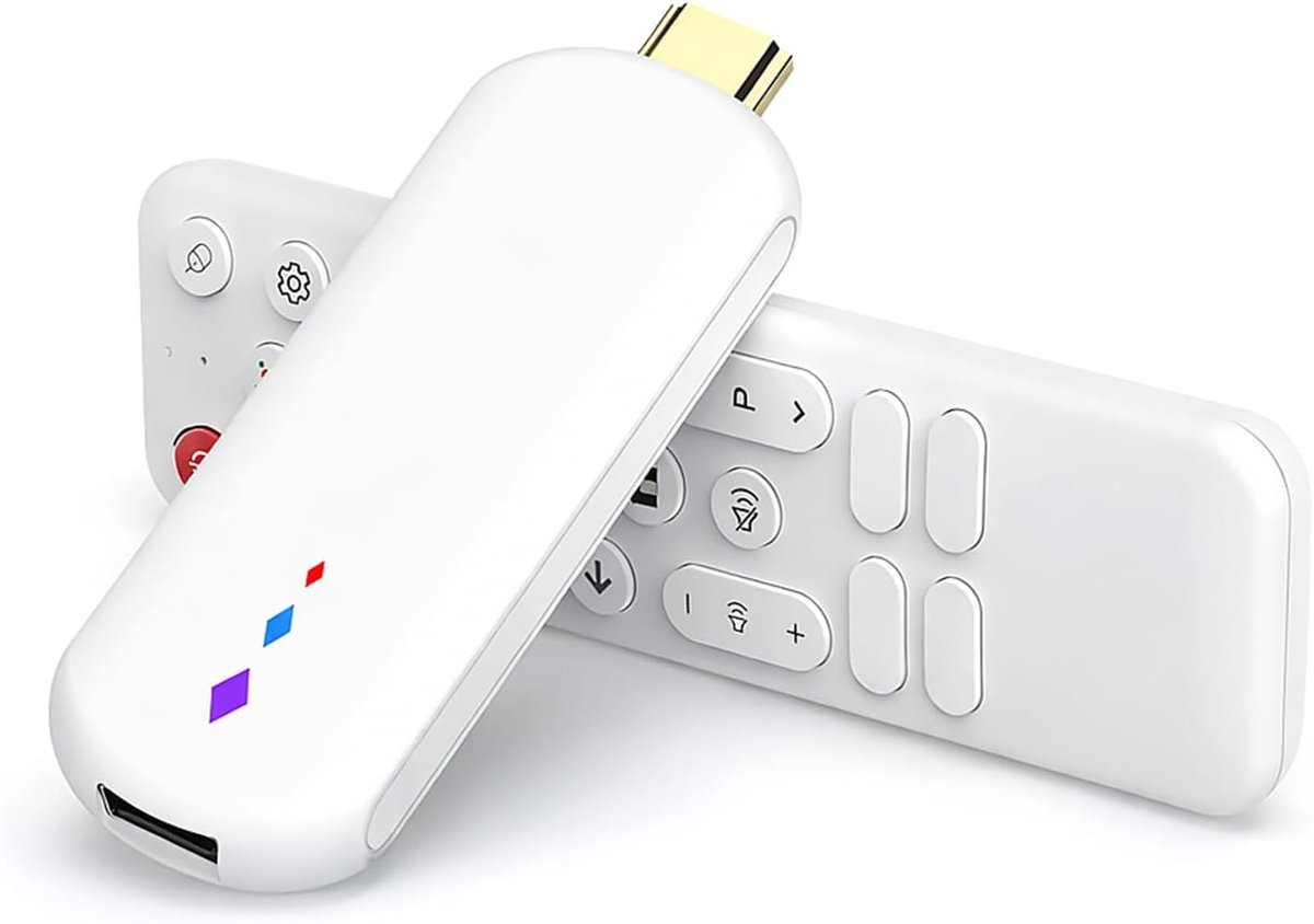 Smart TV Box - Streaming Mediaplayer - Thuis Entertainment - Spraakafstandsbediening - Draagbaar Compact