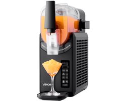 Deliqa Slushmaker – slush machine – slushie maker – 2.6 liter – geen ijs nodig – ijsdrank machine – ijskoude drankjes – zelfreinigend systeem – cocktails/smoothie/milkshakes/slush puppy – 5 niveaus