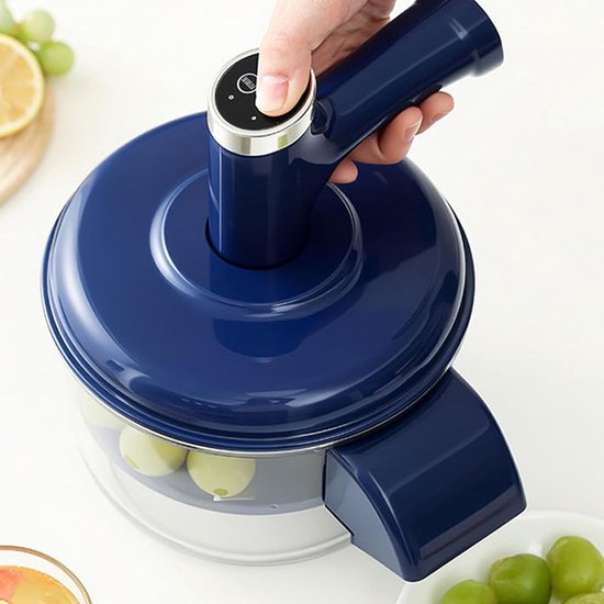 Elektrische Druiven Schilmachine - Automatische Peller - Fruit Schillen - Snelle Verwijdering - 20.8L x 20.8W x 25H cm - Blauw — afbeelding 4