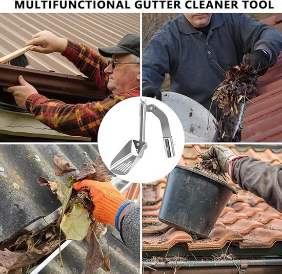Gotthep, gottereinigingsschep, tuinschep, kleine gottereiniger, van kunststof, voor huishoudelijk gebruik, effici毛nte reiniger van Merkloos	 — afbeelding 3