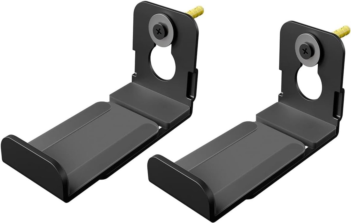 Soundbar Muurbeugel - Luidspreker Plank - Onder TV - Verstelbaar & Stevig - 86-147 mm - Zwart