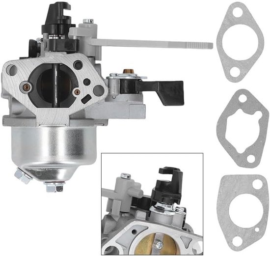 Carburateur Reparatiekit - Motoronderdelen Set - Grasmaaier Onderhoud - Duurzame Prestaties - 18 x 9 x 8 cm - Zilver van Merkloos — afbeelding 3
