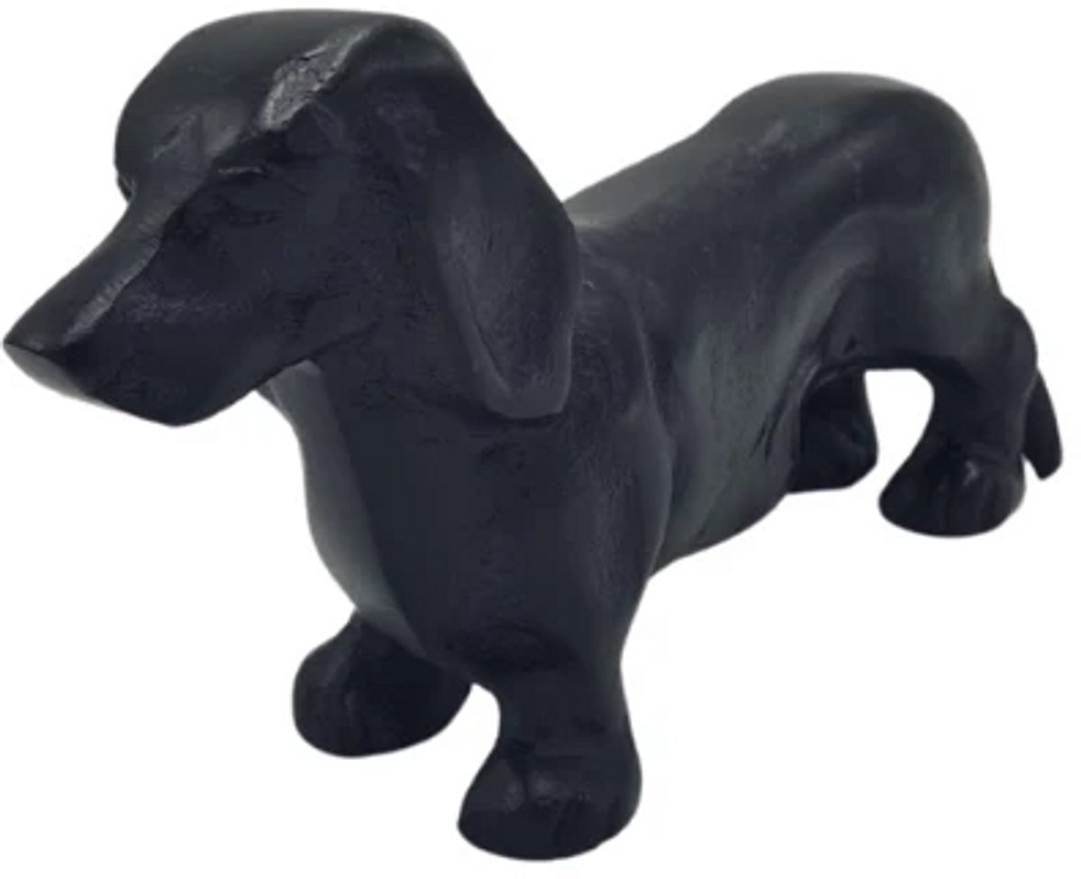 Urnenspecialist® - Urn Hond - Urn Teckel - Aluminium Urn - Honden urn - Zwart- Black - 100ML