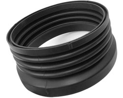 Koffiemolen Hopper Balg - Opslagcontainer Stofkap - Stofreductie Reiniging - Siliconen Materiaal - 13.5x13.5x5.5cm - Zwart